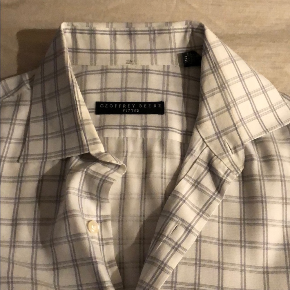 Geoffrey beene button down shirt